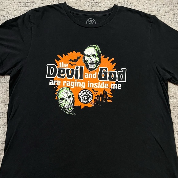 Bravado Other - 🎸 '19 Brand New Band Devil & God Raging Album 2006 Reprint Orange Ghoul Black T